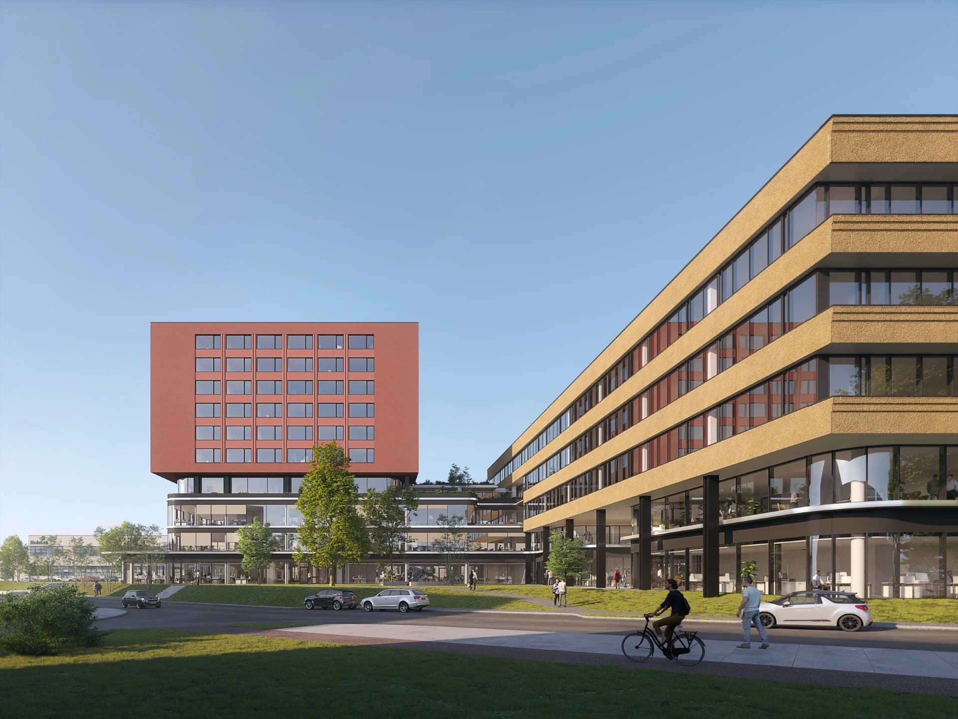 Černovice terasy building